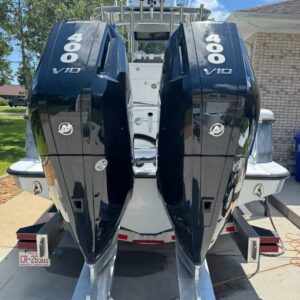 2024 Mercury V-10 400HP Verado Outboards – Twin Pair 25” Shafts